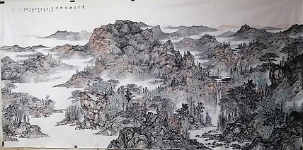 曹玉宝 辽宁曹玉宝老师原创八尺大山水