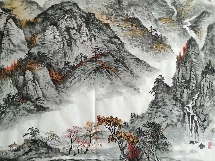 职业书画家 于恩沛 秋韵