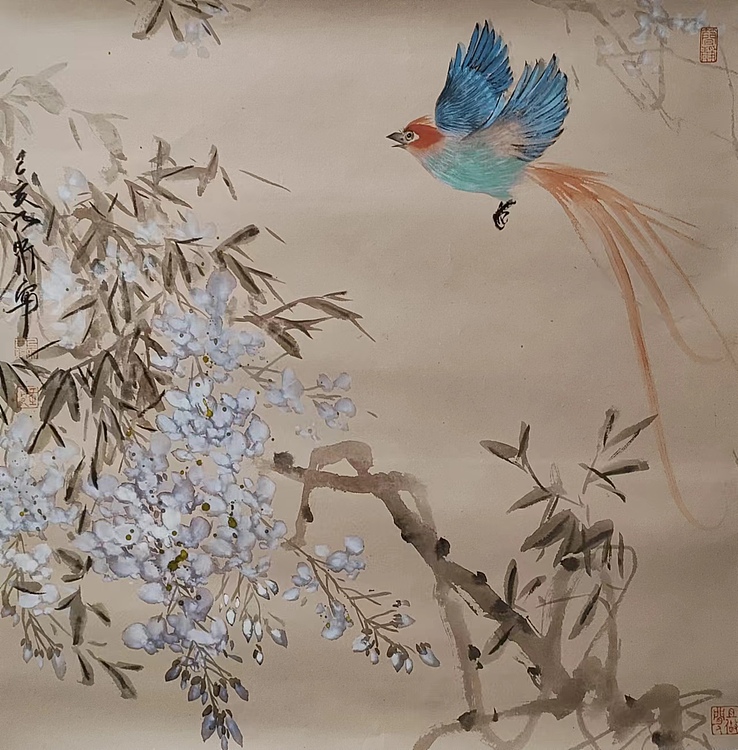 中国人民大学讲师 李乃昕 精品花鸟