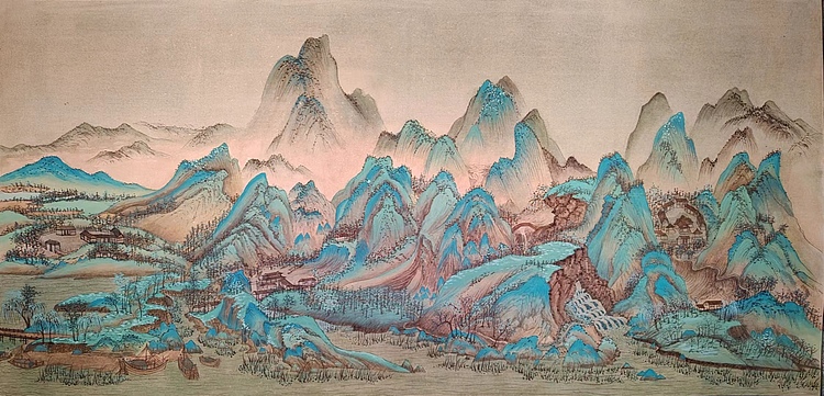 云海松涛 千里江山图之二