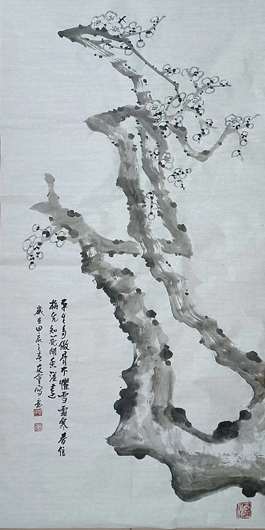 山东省美协会员 闫友会 白梅