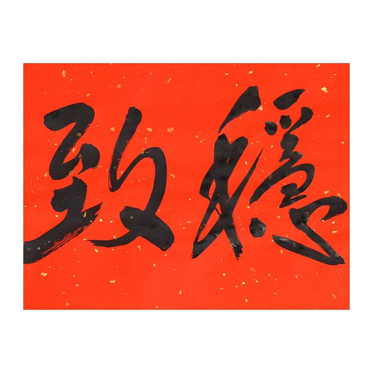 国家画院国画院副院长 范扬《行稳致远》书法 67 25