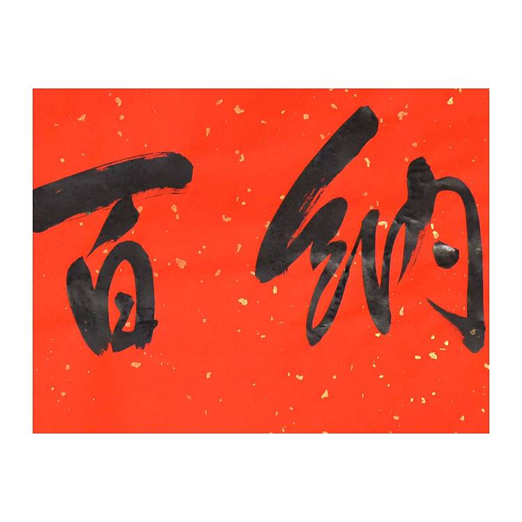 国家画院国画院副院长 范扬《海纳百川》书法 67 25