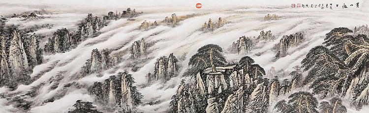 国家一级美术师 王朝才 精品山水