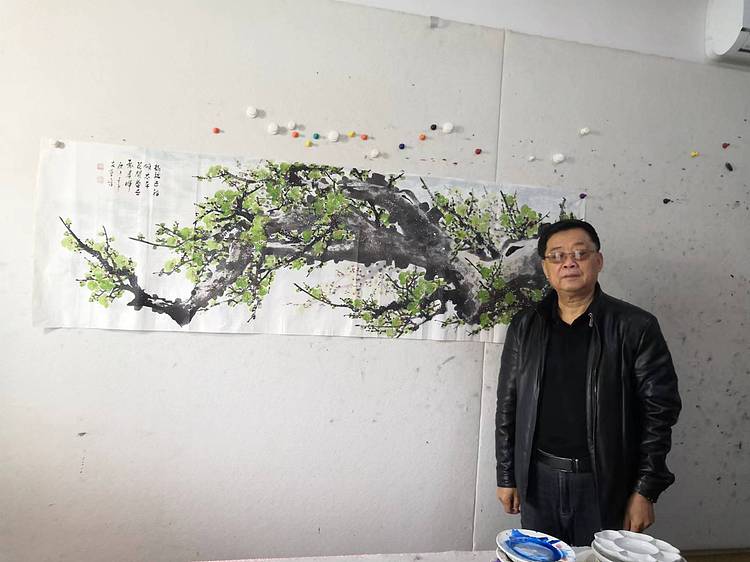 山东省美协会员 闫友会 绿梅