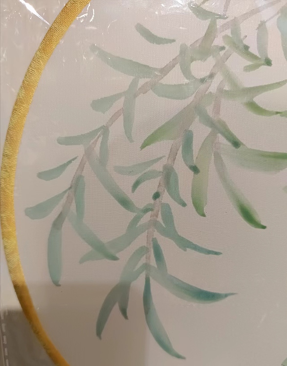 耿学知 手绘团扇