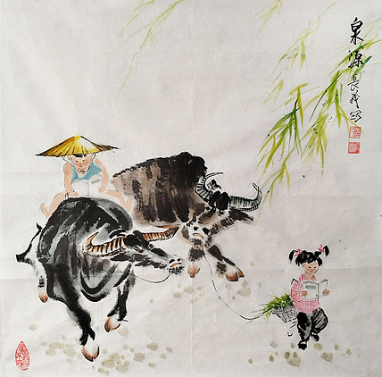 职业艺术家 杜长义 国画作品
