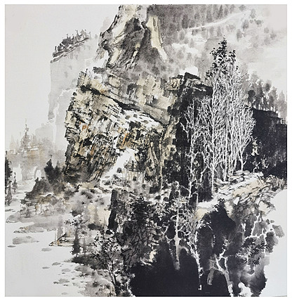 中国美协会员，天津美术学院 刘子展 精品国画