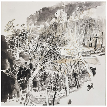 中国美协会员，天津美术学院 刘子展 精品国画