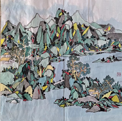 李梦娈 山水
