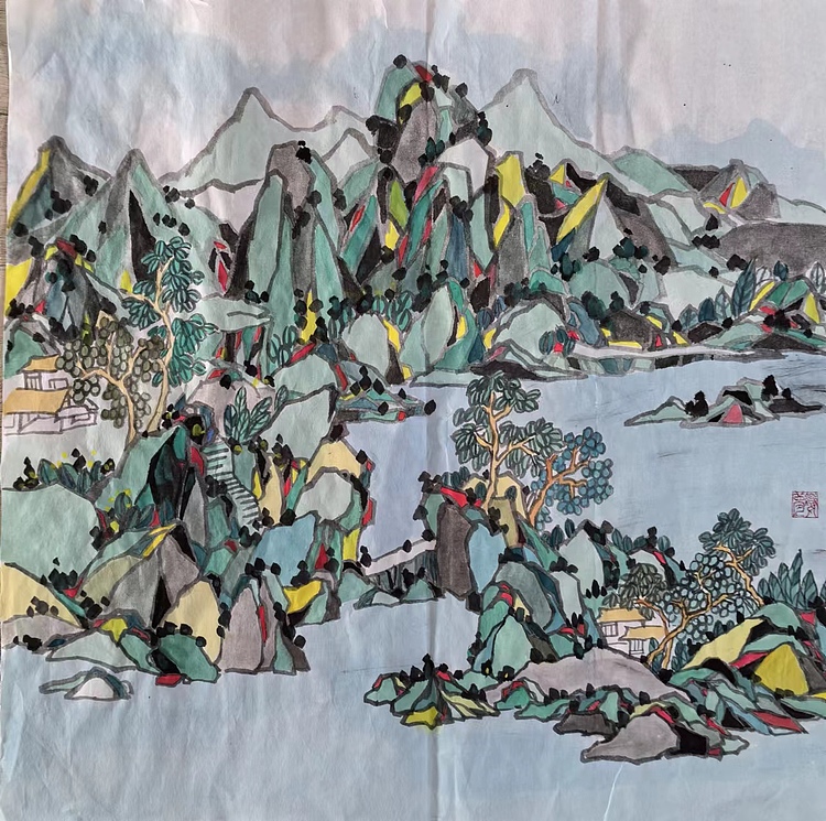 李梦娈 山水