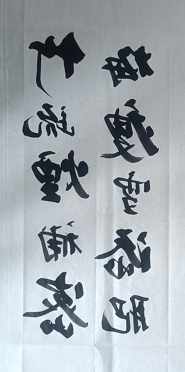 王连生 双手书法