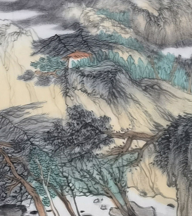 青年艺术家  刘伶伶 大尺幅山水作品