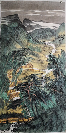 青年艺术家  刘伶伶 四尺精品山水