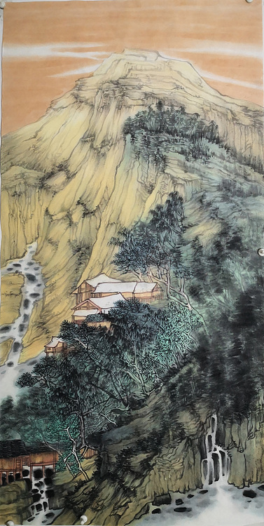 青年艺术家  刘伶伶 四尺精品山水