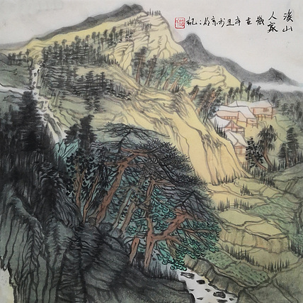 青年画家  刘伶伶  小幅精品山水