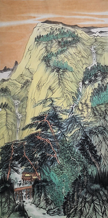 青年艺术家  刘伶伶 四尺精品山水
