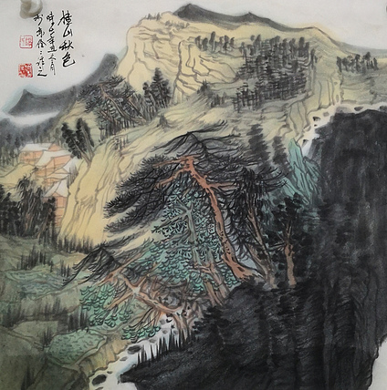 青年画家  刘伶伶  小幅精品山水