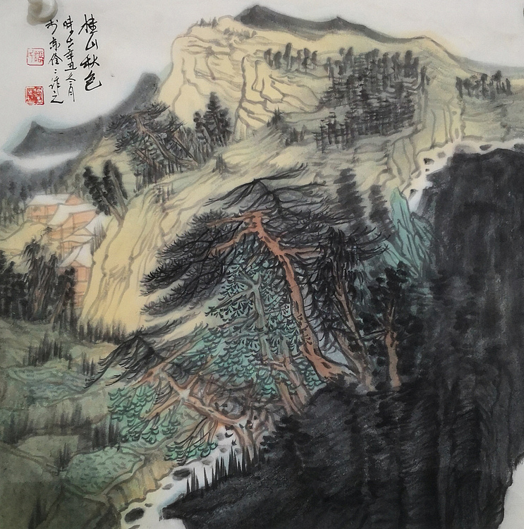 青年画家  刘伶伶  小幅精品山水