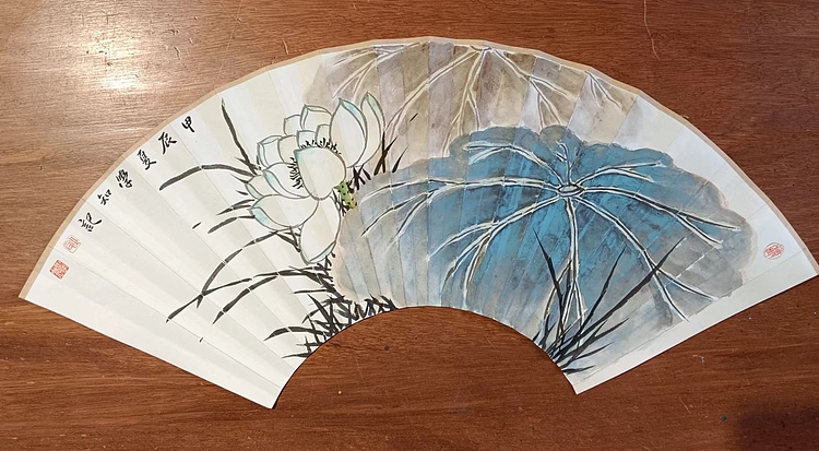 耿学知 精美折扇扇面