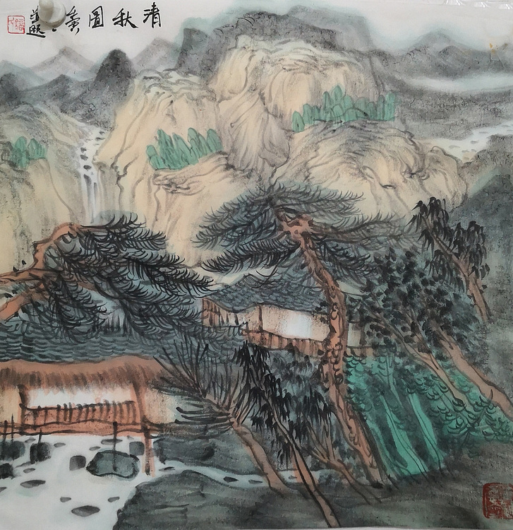 青年画家  刘伶伶  小幅精品山水