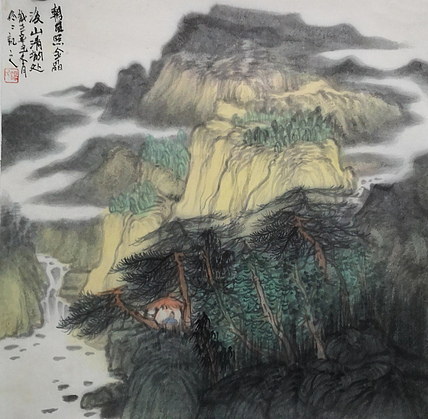 青年画家  刘伶伶  小幅精品山水