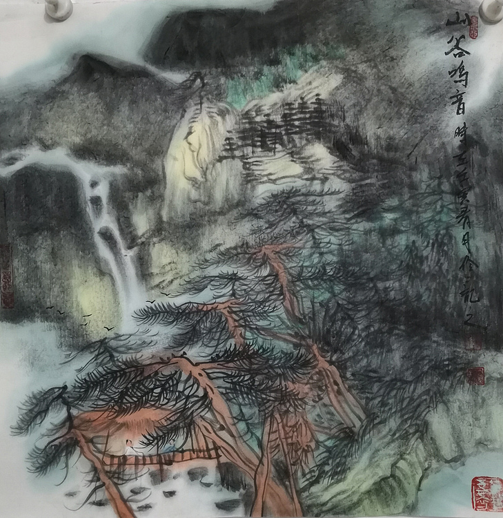 青年画家  刘伶伶  小幅精品山水