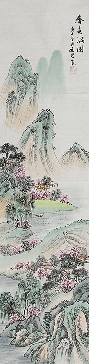当代山水画家 李建忠 山水国画
