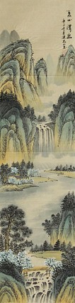 当代山水画家 李建忠 山水国画