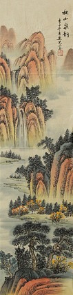 当代山水画家 李建忠 山水国画