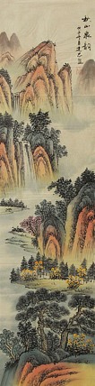 当代山水画家 李建忠 山水国画