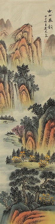 当代山水画家 李建忠 山水国画