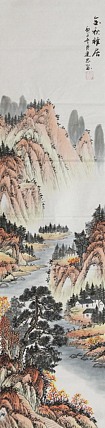 当代山水画家 李建忠 山水国画