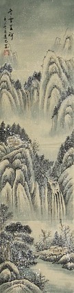当代山水画家 李建忠 山水国画