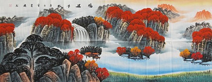 职业艺术家 陈建国 精品国画