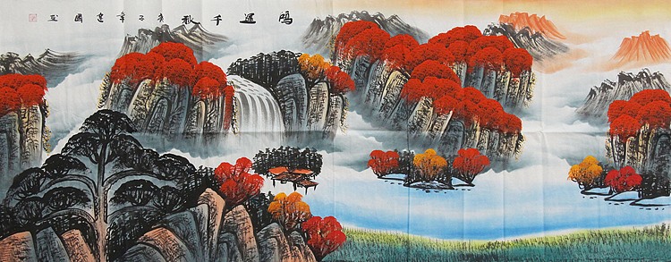 职业艺术家 陈建国 精品国画