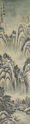 当代山水画家 李建忠 山水国画