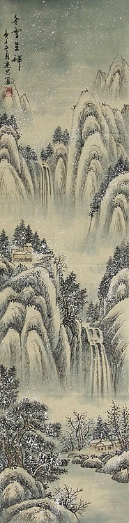 当代山水画家 李建忠 山水国画