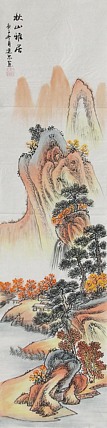 当代山水画家 李建忠 山水国画