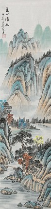 当代山水画家 李建忠 山水国画