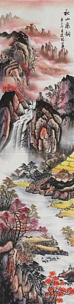 当代山水画家 李建忠 山水国画