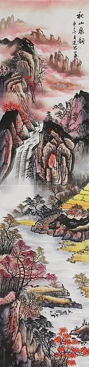当代山水画家 李建忠 山水国画