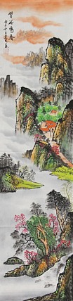 当代山水画家 李建忠 山水国画