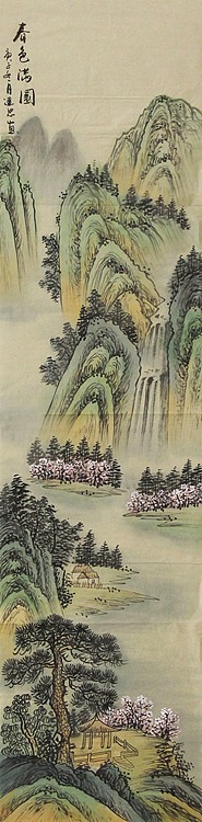 当代山水画家 李建忠 山水国画