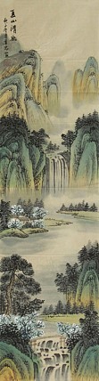 当代山水画家 李建忠 山水国画