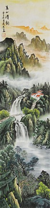当代山水画家 李建忠 山水国画