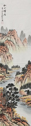 当代山水画家 李建忠 山水国画