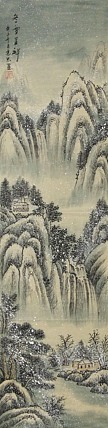 当代山水画家 李建忠 山水国画