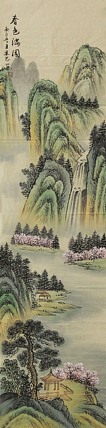 当代山水画家 李建忠 山水国画