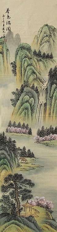 当代山水画家 李建忠 山水国画
